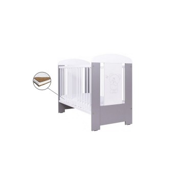 Patut Drewex Bear - Silver + Saltea Cocos 12 cm Patut Drewex Bear - Silver + Saltea Cocos 12 cm