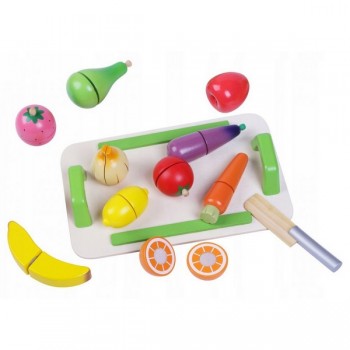 Set de fructe si legume din lemn 4309 Ecotoys Set de fructe si legume din lemn 4309 Ecotoys