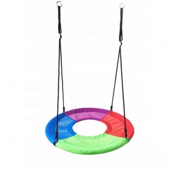 Leagan rotund tip cuib SW10 Ecotoys cu spatiu pentru picioare - Multicolor Leagan rotund tip cuib SW10 Ecotoys cu spatiu pentru picioare - Multicolor