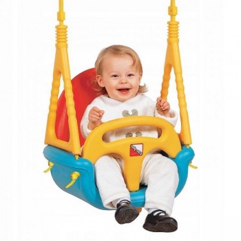 Leagan convertibil 3 în 1 Ecotoys SW-1422 - Albastru cu Galben Leagan convertibil 3 în 1 Ecotoys SW-1422 - Albastru cu Galben