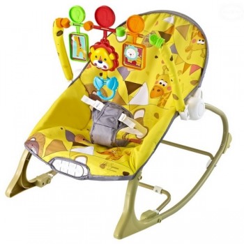 Balansoar EURObaby Little Savanna - Galben Balansoar EURObaby Little Savanna - Galben