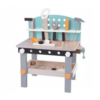 Banc de lucru din lemn 32 piese Ecotoys Banc de lucru din lemn 32 piese Ecotoys