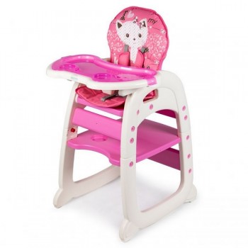 Scaun de masa Ecotoys C-211 - Roz Scaun de masa Ecotoys C-211 - Roz
