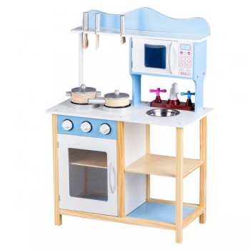 Bucatarie copii Ecotoys TK040 - Albastra Bucatarie copii Ecotoys TK040 - Albastra