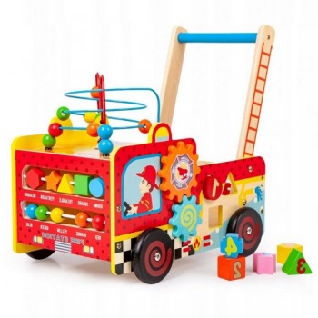 Antemergator educativ Pompieri Ecotoys HM013238, blocuri, labirint, multicolor Antemergator educativ Pompieri Ecotoys HM013238, blocuri, labirint, multicolor
