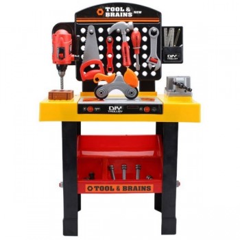 Banc de lucru Tool&Brains ECOTOYS HC121811 DIY Banc de lucru Tool&Brains ECOTOYS HC121811 DIY