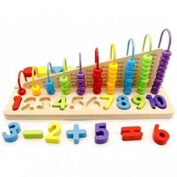 Set educational din lemn ECOTOYS MB059 Set educational din lemn ECOTOYS MB059
