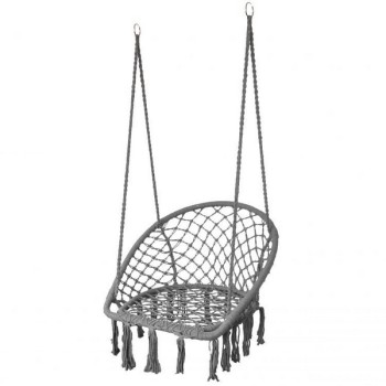 Leagan suspendat pentru interior/exterior, gri, GW-912 Leagan suspendat pentru interior/exterior, gri, GW-912