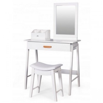 Masuta de machiaj cu oglinda si organizator machiaj, DT18003W