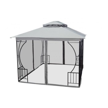 Pavilion de gradina cu plasa tip draperie impotriva insectelor, 1701M Pavilion de gradina cu plasa tip draperie impotriva insectelor, 1701M