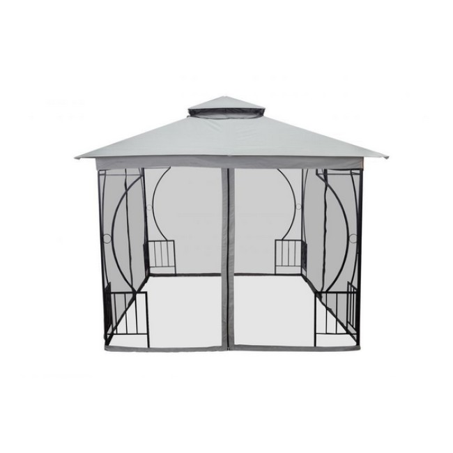 Pavilion de gradina cu plasa tip draperie impotriva insectelor, 1701M