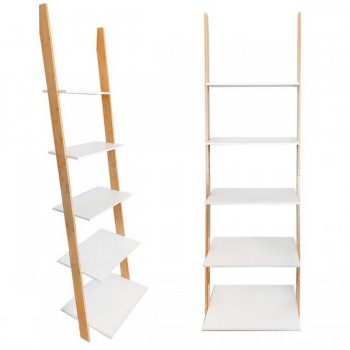 Rafturi suprapuse din bambus, tip scara, suport inalt
