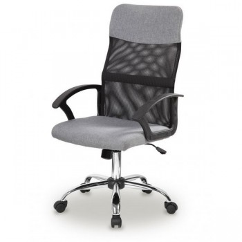 Scaun de birou rotativ, gri cu crom, 8267 Scaun de birou rotativ, gri cu crom, 8267
