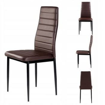 Set de 4 scaune pentru living room, maro, Modernhome DC855-4 Set de 4 scaune pentru living room, maro, Modernhome DC855-4