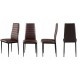 Set de 4 scaune pentru living room, maro, Modernhome DC855-4