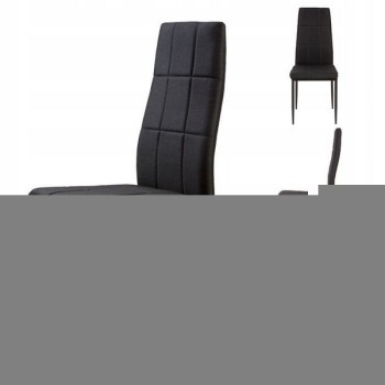 Set de 4 scaune pentru living room, negru, ModernHome DC860-4 Set de 4 scaune pentru living room, negru, ModernHome DC860-4