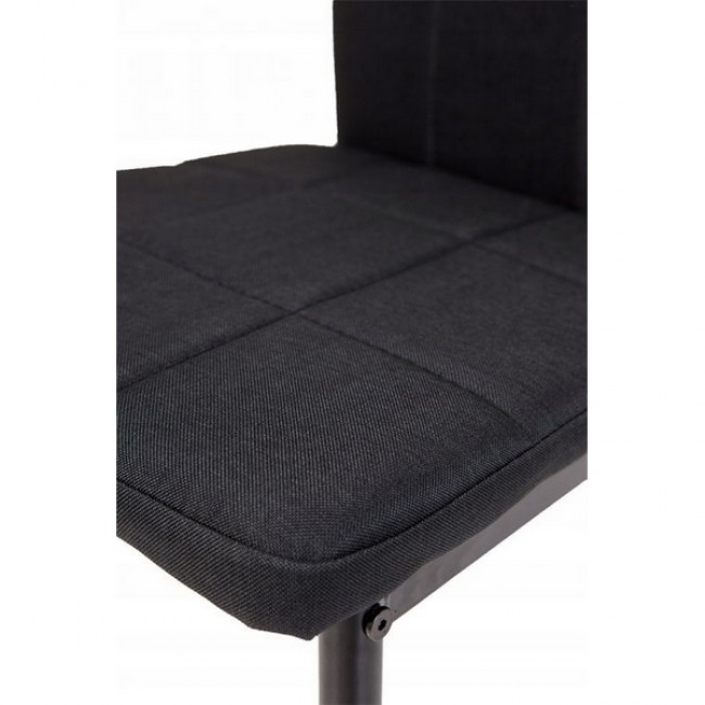 Set de 4 scaune pentru living room, negru, ModernHome DC860-4