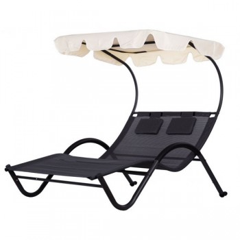 Sezlong cu parasolar, 2 locuri, PL303 Sezlong cu parasolar, 2 locuri, PL303