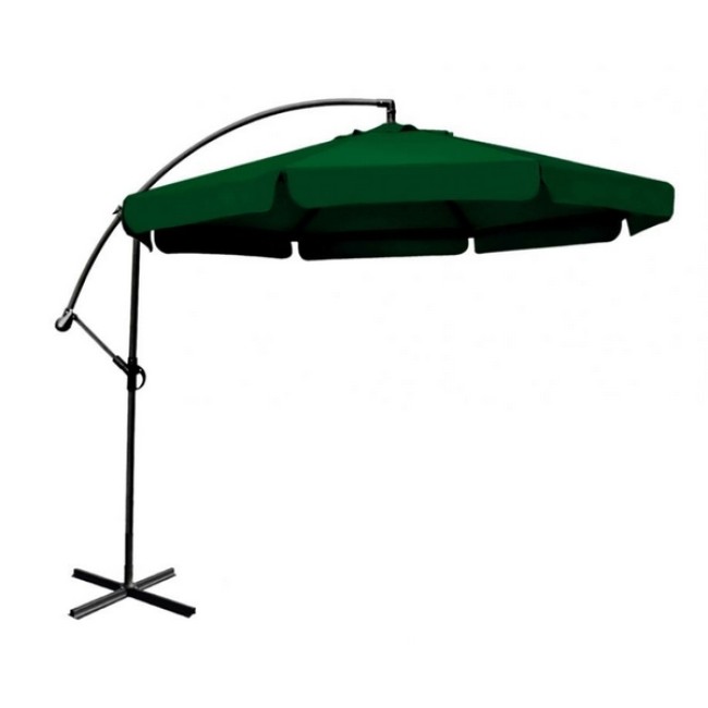 Umbrela pliabila de exterior Modernhome, 350 cm, verde