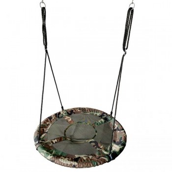 Leagan pentru copii ECOTOYS SW100, cuib de barza, camuflaj Leagan pentru copii ECOTOYS SW100, cuib de barza, camuflaj