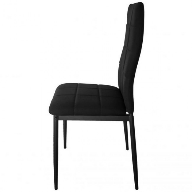 Set din 4 scaune pentru cina ModernHome F261FP, pentru living sau, negru