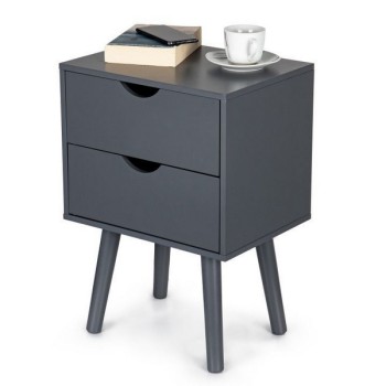Noptiera moderna ModernHome FH-NS190049 cu 2 sertare Noptiera moderna ModernHome FH-NS190049 cu 2 sertare