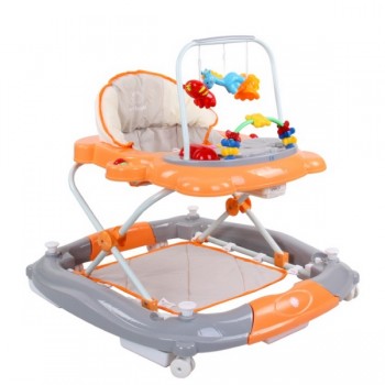 Premergator Sun Baby Pisicuta 011 cu functie de balansoar - Orange Grey Premergator Sun Baby Pisicuta 011 cu functie de balansoar - Orange Grey