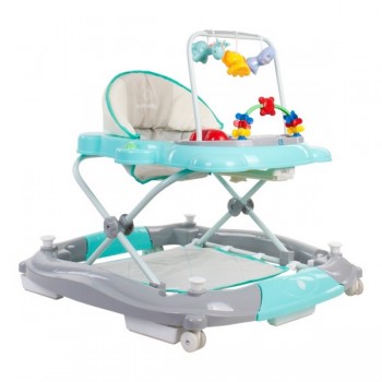 Premergator Sun Baby Pisicuta 021 cu functie de balansoar - Turquoise Grey Premergator Sun Baby Pisicuta 021 cu functie de balansoar - Turquoise Grey