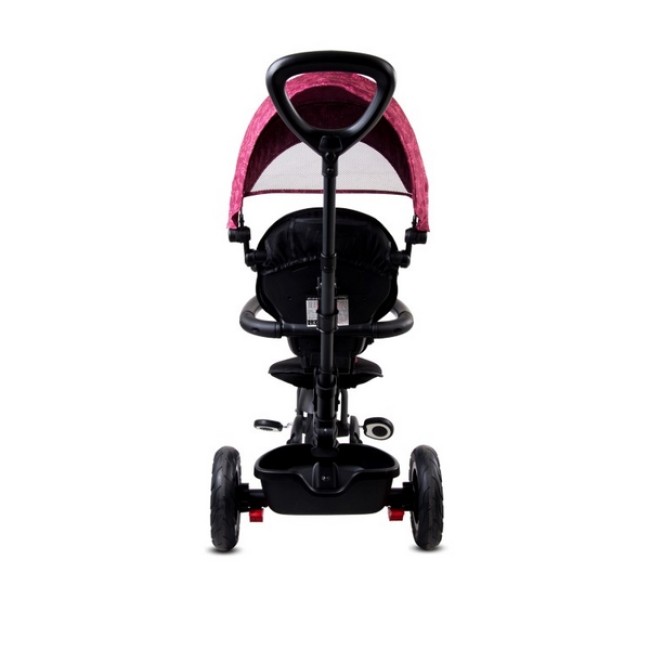 Tricicleta pliabila cu roti gonflabile Sun Baby 014 Qplay Rito - Purple Unicorn - Resigilat