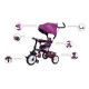 Tricicleta cu sezut reversibil Sun Baby 017 Fresh 360 - Burgundy