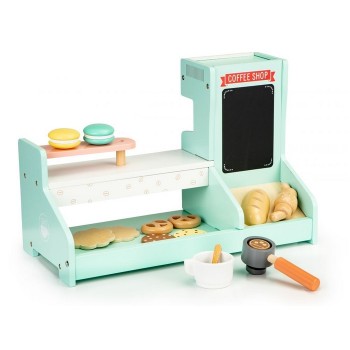 Bucatarie de lemn, coffee shop Ecotoys 4442 Bucatarie de lemn, coffee shop Ecotoys 4442