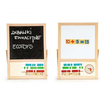 Tabla educationala cu abac si numere Ecotoys MB385 Tabla educationala cu abac si numere Ecotoys MB385