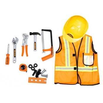 Set de unelte cu vesta de lucru Ecotoys HC487158 Set de unelte cu vesta de lucru Ecotoys HC487158