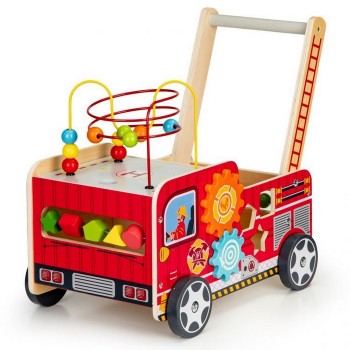 Antemergator educational cu blocuri din lemn Ecotoys TL09025 Antemergator educational cu blocuri din lemn Ecotoys TL09025