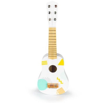 Chitara din lemn pentru copii cu 6 corzi Ecotoys 3601 Chitara din lemn pentru copii cu 6 corzi Ecotoys 3601