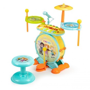 Tobe, pian si microfon pentru karaoke 2 in 1 cu LED Ecotoys HC490483 Tobe, pian si microfon pentru karaoke 2 in 1 cu LED Ecotoys HC490483
