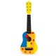 Chitara din lemn pentru copii cu corzi metalice Ecotoys F018YELLOW
