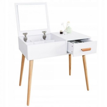 Masa de cosmetice moderna cu oglinda WZC-015 Masa de cosmetice moderna cu oglinda WZC-015