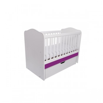 Patut VESSANTI Como Balansoar - Alb cu Violet Patut VESSANTI Como Balansoar - Alb cu Violet