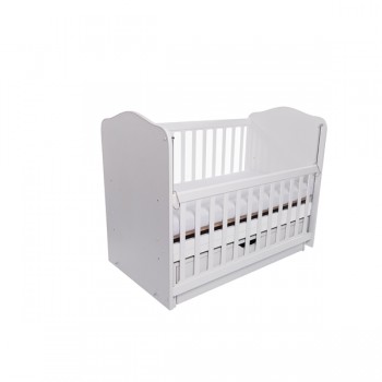 Patut VESSANTI Como Balansoar culisant - Alb + Saltea cocos confort 120 x 60 x 12 cm Patut VESSANTI Como Balansoar culisant - Alb + Saltea cocos confort 120 x 60 x 12 cm