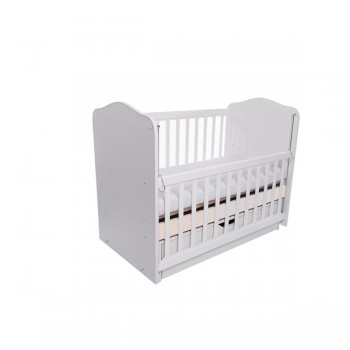 Patut VESSANTI Como Balansoar culisant - Alb cu Bej + Saltea cocos confort 120 x 60 x 12 cm Patut VESSANTI Como Balansoar culisant - Alb cu Bej + Saltea cocos confort 120 x 60 x 12 cm