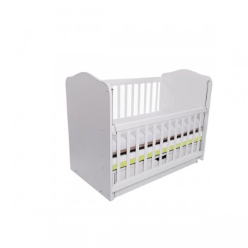 Patut VESSANTI Como Balansoar culisant - Alb cu Verde + Saltea cocos confort 120 x 60 x 12 cm Patut VESSANTI Como Balansoar culisant - Alb cu Verde + Saltea cocos confort 120 x 60 x 12 cm