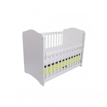 Patut VESSANTI Como culisant cu sertar - Alb cu Verde + Saltea cocos confort 120 x 60 x 12 cm Patut VESSANTI Como culisant cu sertar - Alb cu Verde + Saltea cocos confort 120 x 60 x 12 cm