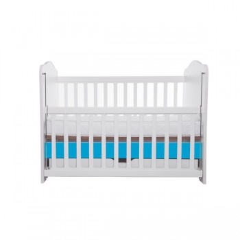 Patut VESSANTI Como culisant cu sertar - Alb cu Albastru + Saltea cocos confort 120 x 60 x 12 cm Patut VESSANTI Como culisant cu sertar - Alb cu Albastru + Saltea cocos confort 120 x 60 x 12 cm