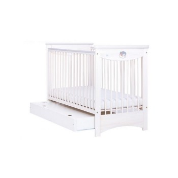 Patut Drewex Laura cu sertar - Alb Patut Drewex Laura cu sertar - Alb