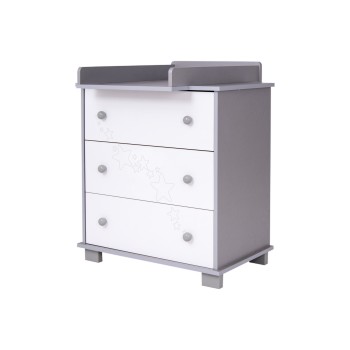 Comoda Drewex Stars - Silver Comoda Drewex Stars - Silver
