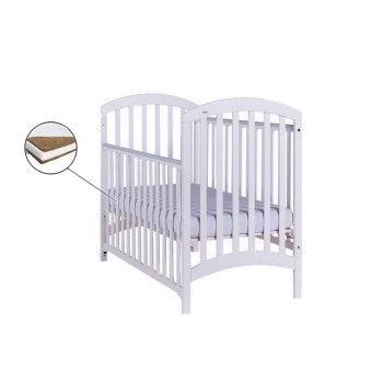 Patut Drewex Adel Culisant - Alb + Saltea Cocos 8 Cm Patut Drewex Adel Culisant - Alb + Saltea Cocos 8 Cm