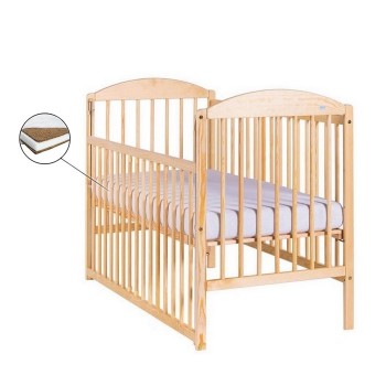 Patut Drewex Lulaya Culisant - Natur + Saltea Cocos 8 Cm Patut Drewex Lulaya Culisant - Natur + Saltea Cocos 8 Cm