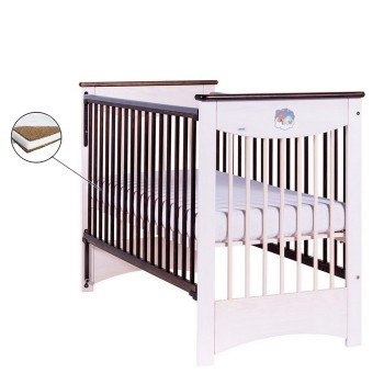 Patut Drewex Mocca Culisant - Alb transparent + Saltea Cocos 8 Cm Patut Drewex Mocca Culisant - Alb transparent + Saltea Cocos 8 Cm