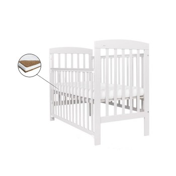 Patut Drewex Olek Culisant - Alb + Saltea Cocos 8 Cm Patut Drewex Olek Culisant - Alb + Saltea Cocos 8 Cm